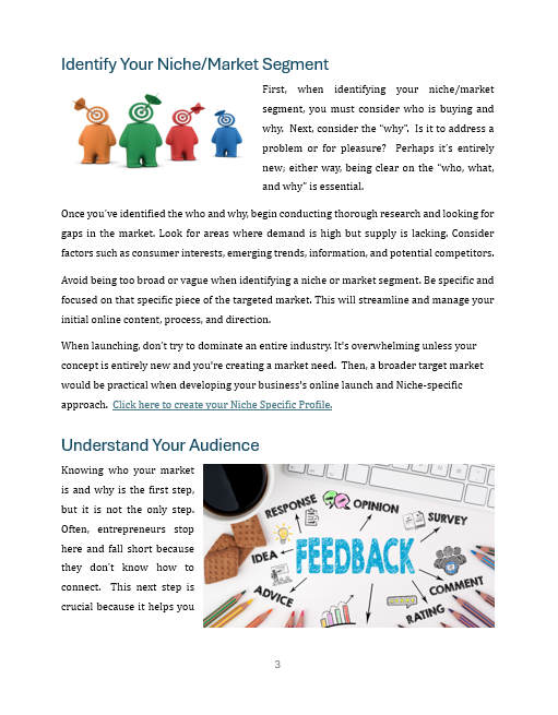 Niche Specific Online Business Launch Guide