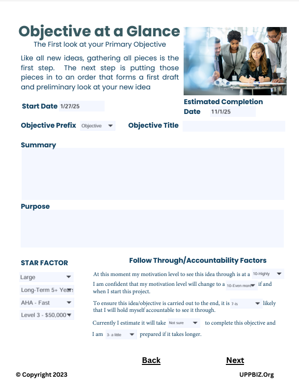 SMART Goal System Total Template Collection