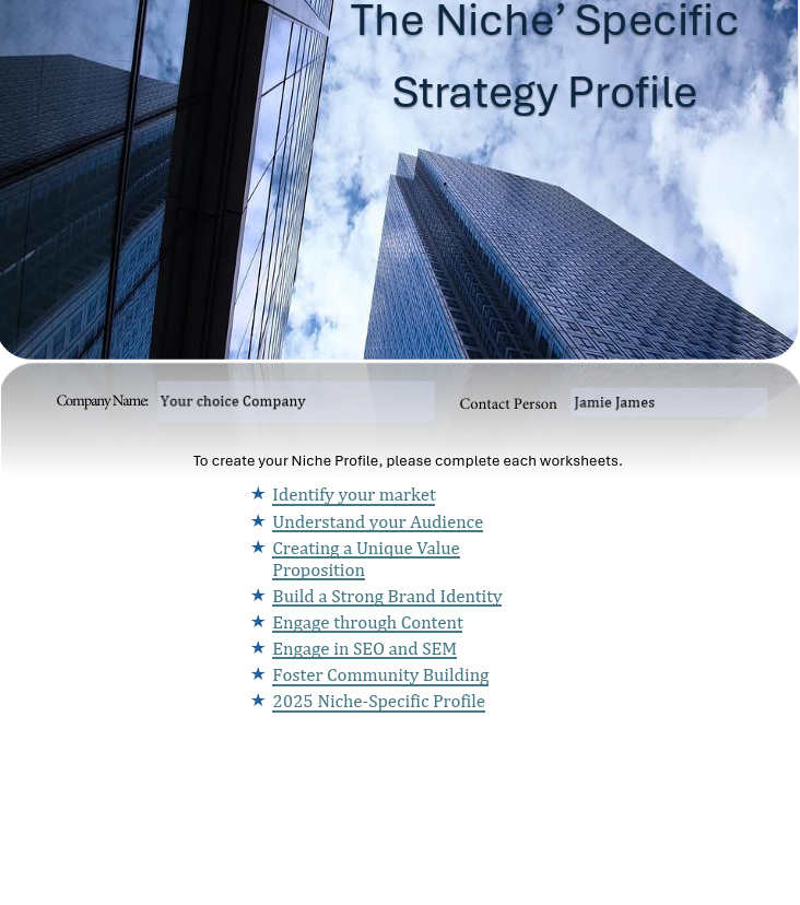 Niche Specific Online Business Launch Guide